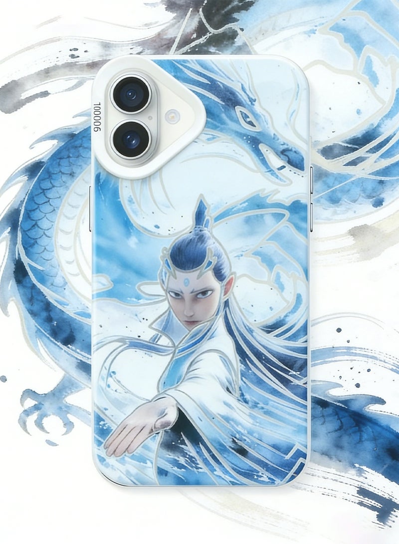 MUXGE iPhone 16 Plus Case - Ao Bing Art from Ne Zha (Chaos at Sea) - Image 1